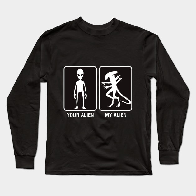 Not My Alien Long Sleeve T-Shirt by joefixit2